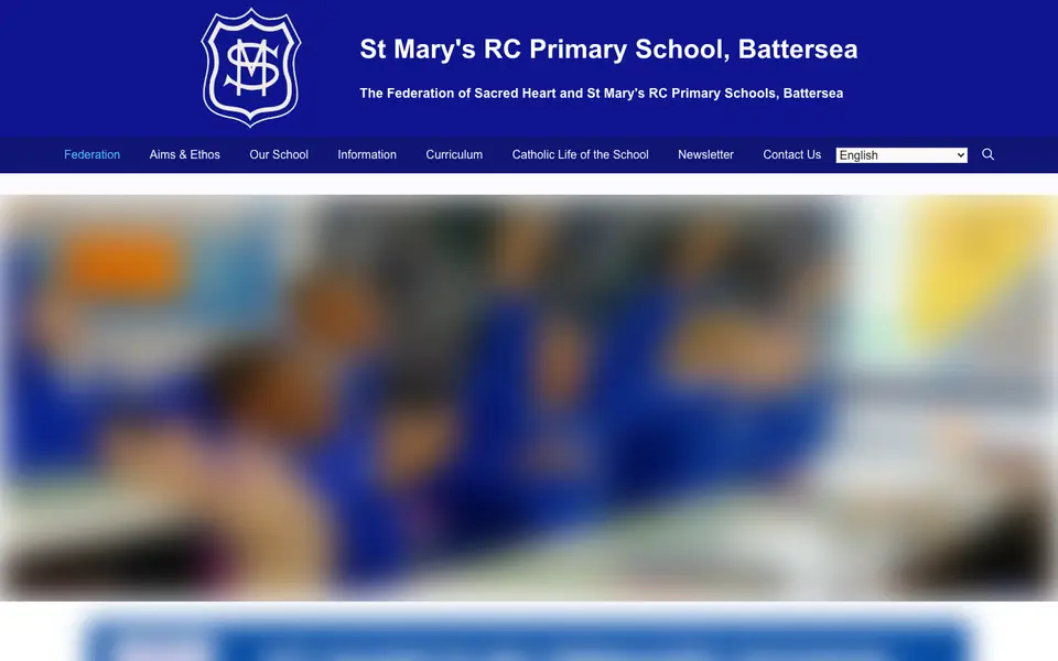 Home page of St Mary's RC Voluntary Aided Primary School's website