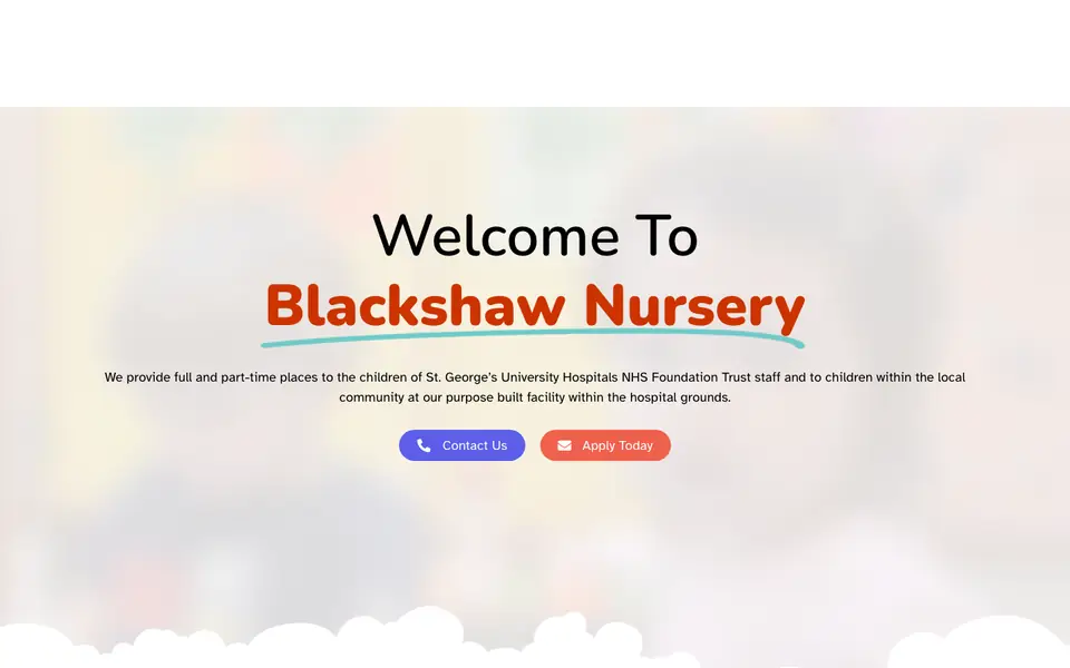 Home page of Blackshaw Nursery's website