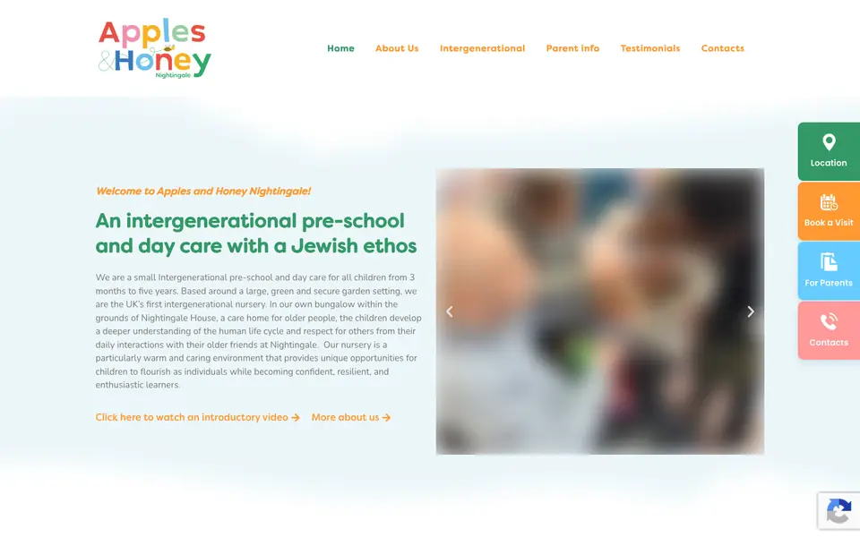 Home page of Apples And Honey Nightingale's website
