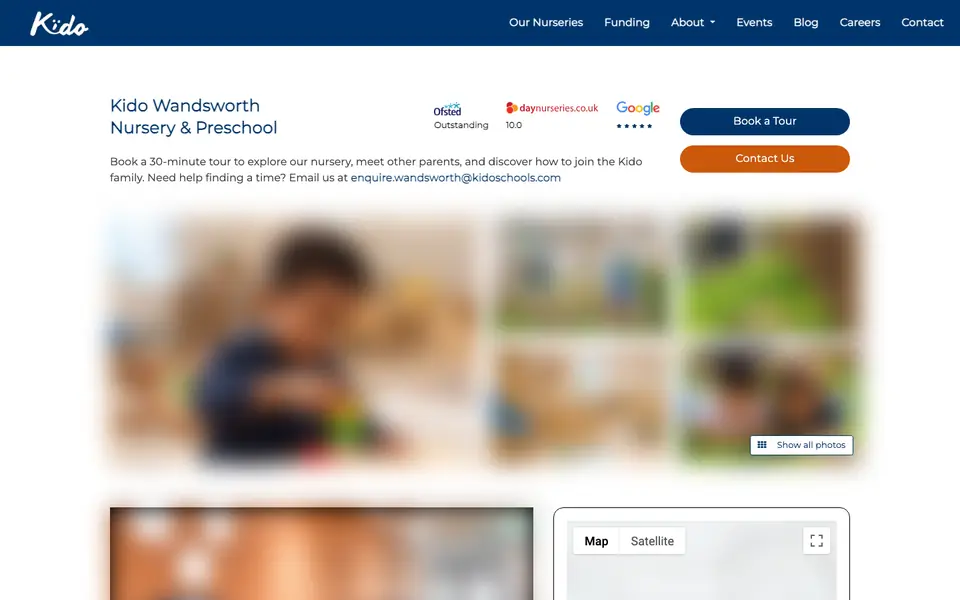 Home page of Kido Wandsworth's website