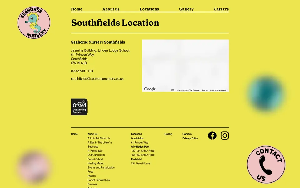 Home page of Seahorse Nursery (Princes Way)'s website