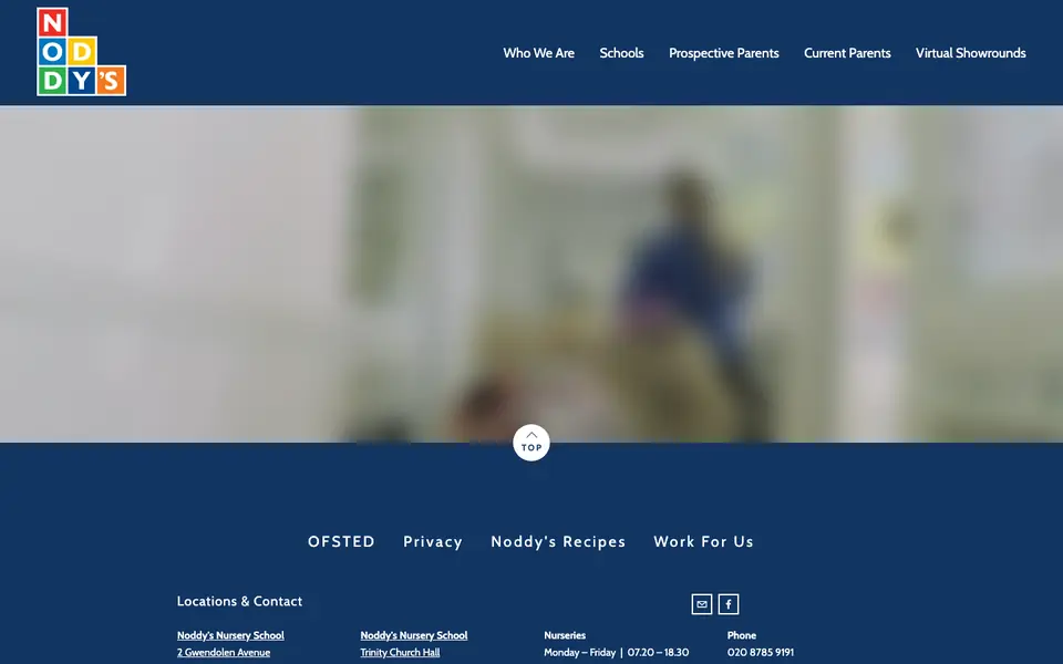Home page of Noddy's Nursery School's website