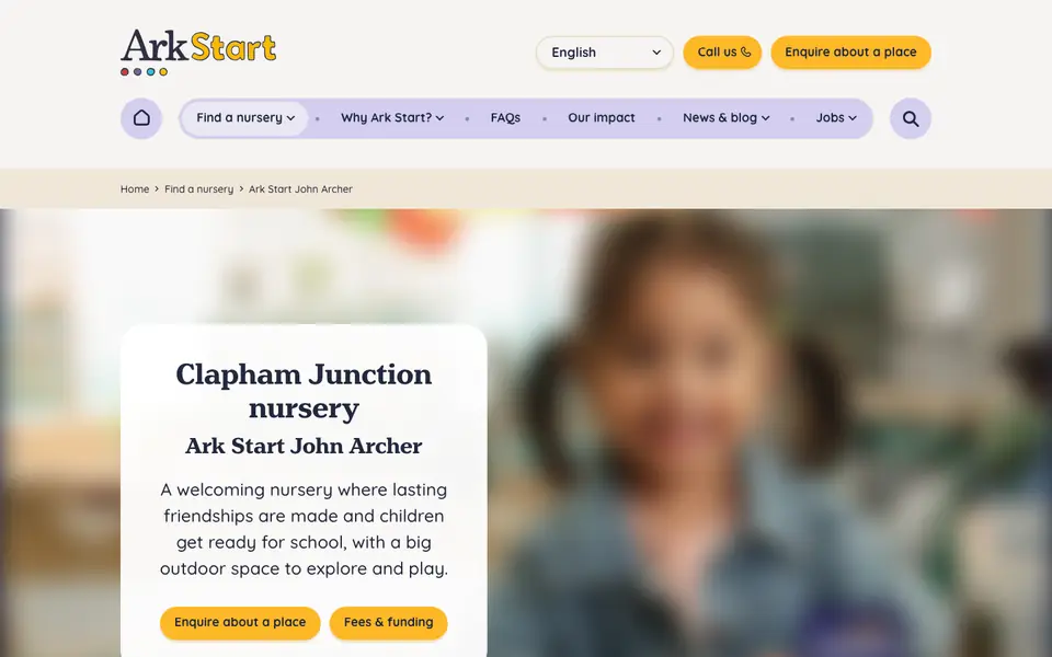 Home page of Ark Start, John Archer's website