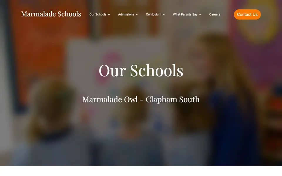 Home page of Marmalade Owl's website