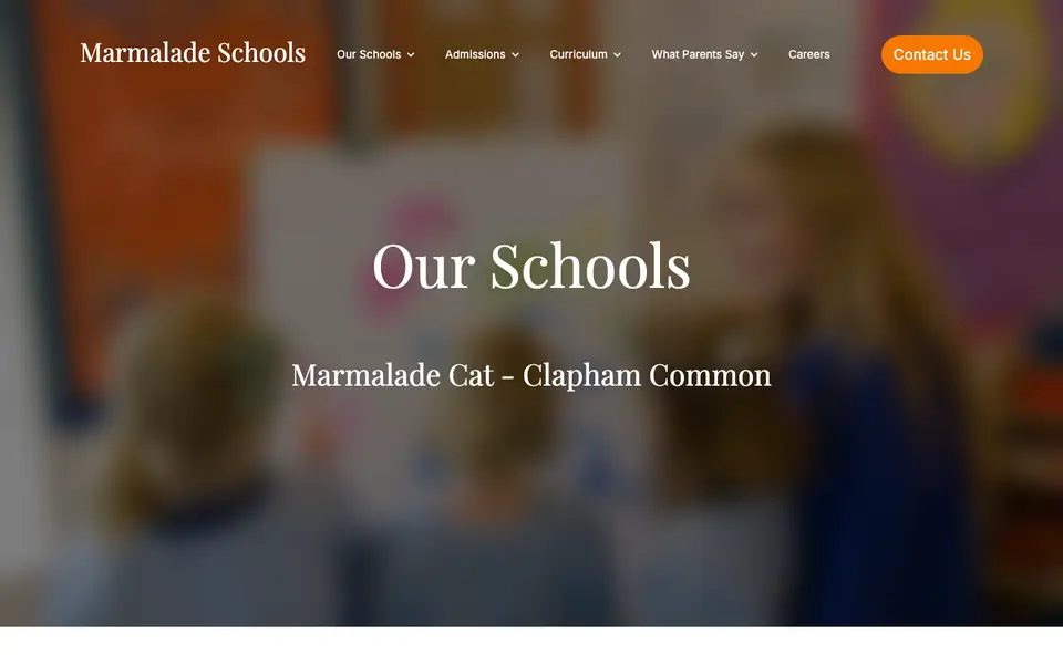 Home page of Marmalade Cat's website