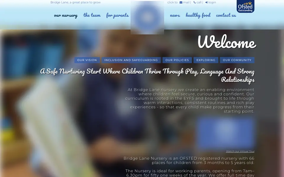 Home page of Bridge Lane Nursery Ltd's website