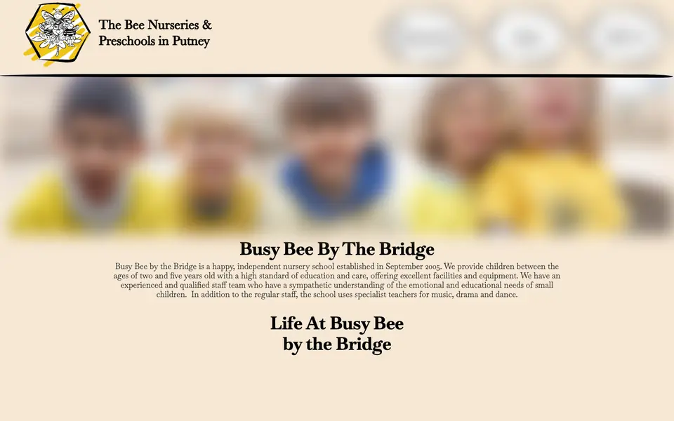 Home page of Busy Bee (By The Bridge)'s website