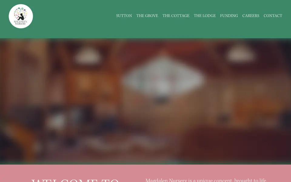 Home page of Magdalen Nursery's website