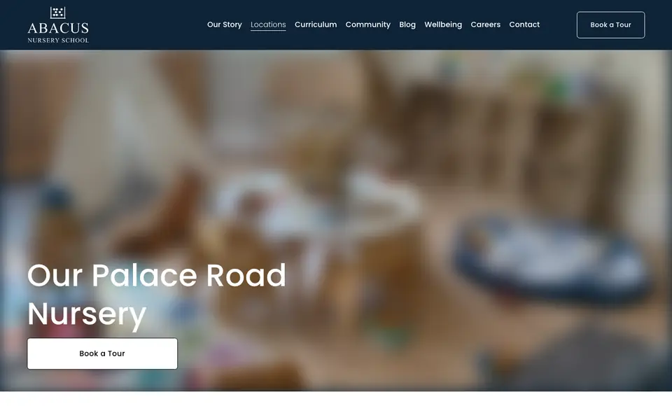 Home page of Abacus Nursery's website